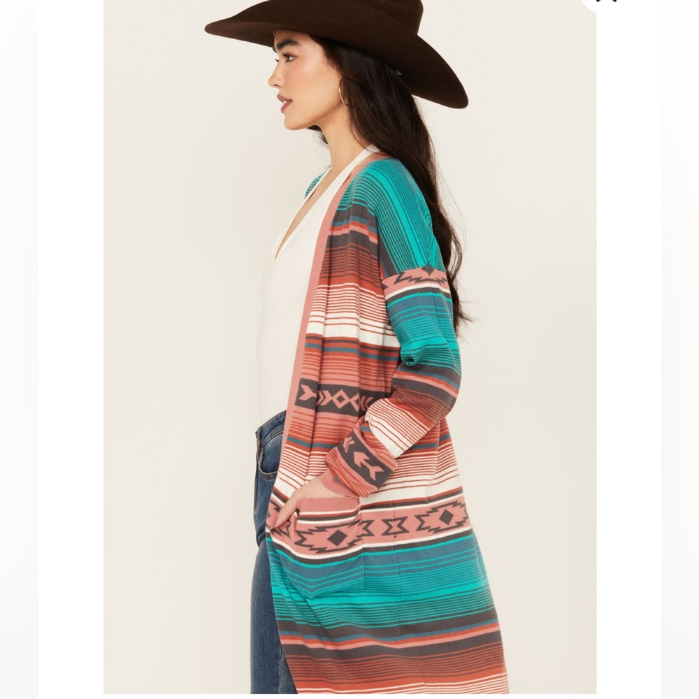 NWT Wrangler Western Duster Cardigan - Picture 2 of 10